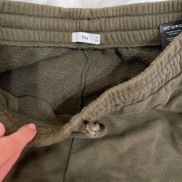 TNA aritzia green sweatpants - Picture 2 of 2